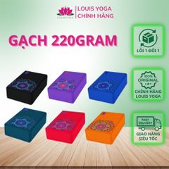 Gạch Tập Yoga Mandala Sắc Màu Louis Yoga 23x15x7.6cm - Hỗ Trợ Tư Thế Yoga và Cân Bằng Cho Yogi