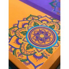 Gạch Tập Yoga Mandala Sắc Màu Louis Yoga 23x15x7.6cm - Hỗ Trợ Tư Thế Yoga và Cân Bằng Cho Yogi