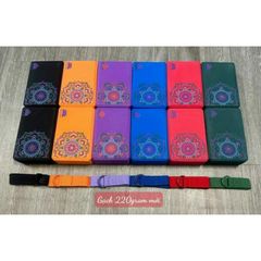 Gạch Tập Yoga Mandala Sắc Màu Louis Yoga 23x15x7.6cm - Hỗ Trợ Tư Thế Yoga và Cân Bằng Cho Yogi