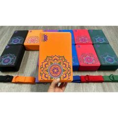 Gạch Tập Yoga Mandala Sắc Màu Louis Yoga 23x15x7.6cm - Hỗ Trợ Tư Thế Yoga và Cân Bằng Cho Yogi