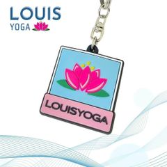 Móc Chìa Khóa Yoga Cao Su Dẻo - Quà Tặng Ý Nghĩa Cho Học Viên và Huấn Luyện Viên Thể Hình Louis Yoga