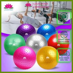 Bóng Tập Gym Có Gai 65cm (1000g) - Bóng Tập Thể Dục, Yoga và Fitness Chất Lượng Cao LOUIS YOGA
