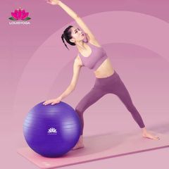 Bóng Tập Gym Có Gai 65cm (1000g) - Bóng Tập Thể Dục, Yoga và Fitness Chất Lượng Cao LOUIS YOGA