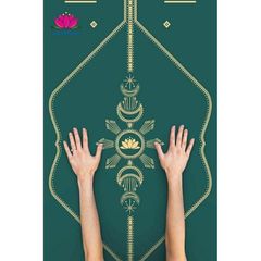Thảm Tập Yoga Louis Moon - Cao Su Tự Nhiên Dày 4.5mm Với Thiết Kế Định Tuyến Sang Trọng - Bao Gồm Túi Đựng Chống Nước