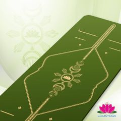 Thảm Tập Yoga Louis Moon - Cao Su Tự Nhiên Dày 4.5mm Với Thiết Kế Định Tuyến Sang Trọng - Bao Gồm Túi Đựng Chống Nước