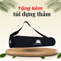 Thảm Tập Yoga Louis Moon - Cao Su Tự Nhiên Dày 4.5mm Với Thiết Kế Định Tuyến Sang Trọng - Bao Gồm Túi Đựng Chống Nước