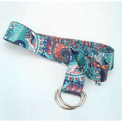 Dây Đai Tập Yoga Hoa Văn Cao Cấp 2,5M - Tăng Cường Tính Linh Hoạt và Hỗ Trợ Tư Thế Cho Người Mới Bắt Đầu