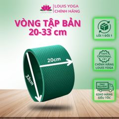 Vòng tập Yoga bản rộng 20cm đường kính 33cm bọc tpe 8mm dày dặn khung nhựa ABS chịu lực lên tới 200kg, vòng tập yoga