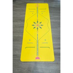 Thảm yoga chống trượt cao cấp Louis Yoga chất liệu cao su tự nhiên có đường định tuyến Louis Queen