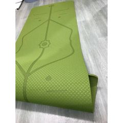 Thảm tập GYM tpe, Thảm tập YOGA có định tuyến dày 8mm đúc 1 lớp siêu bền, chống trơn trượt.Thảm yoga tập thể dục tại nhà