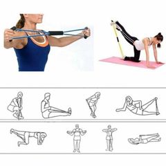 Dây Kéo Đàn Hồi Tập Thể Lực Vòng Số 8 - Kháng Lực Tập Gym, Yoga, Cardio, Dụng Cụ Tập Tại Nhà, Du Lịch