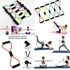 Dây Kéo Đàn Hồi Tập Thể Lực Vòng Số 8 - Kháng Lực Tập Gym, Yoga, Cardio, Dụng Cụ Tập Tại Nhà, Du Lịch