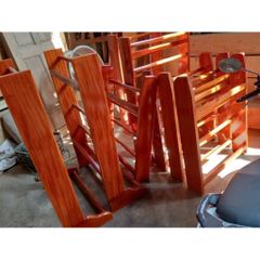 Thang Gióng Tập Yoga Bằng Gỗ Sồi Cao Cấp - Dụng Cụ Thể Dục Đa Năng Cho Gym, Calisthenics, Múa, và Thể Dục Dụng Cụ