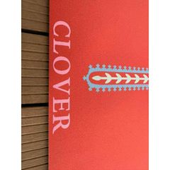 Thảm cao su sơ dừa sinh thái mặt nhám chống trơn trượt tuyết đối hãng CLOVER mẫu f23 hoa và moon trăng