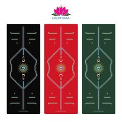 Thảm cao su định tuyến louis yoga mẫu F26 chống trơn trượt tuyệt đối, độ đàn hồi cao giúp thảm êm hơn.tặng kèm túi đưngg