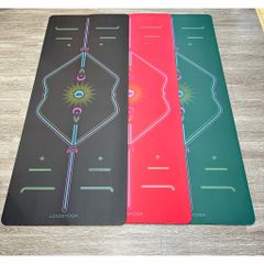 Thảm cao su định tuyến louis yoga mẫu F26 chống trơn trượt tuyệt đối, độ đàn hồi cao giúp thảm êm hơn.tặng kèm túi đưngg