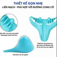 Gối Massage Chống Đau Mỏi Vai Gáy Hỗ Trợ Nắn Chỉnh Đốt Sống Cổ - Thiết Bị Thư Giãn Bấm Huyệt Cho Dân Văn Phòng