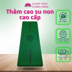 Thảm Tập Cao Su In Định Tuyến Cầu Vồng Đa Sắc,Thảm Tập yoga Cao Cấp Chính Hãng tree Yoga (Kèm túi)