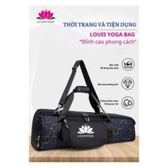TÚI ĐỤNG THẢM YOGA ĐA NĂNG CAO CẤP LOUISYOGA | ĐỰNG THẢM YOGA , ĐIỆN THOẠI, KHĂN LAU MỒ HÔI....VÀ CÓ NGĂN ĐỰNG GIÀY