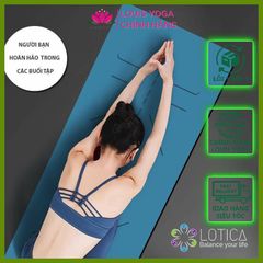 Thảm tập yoga cao su Pido định tuyến dày 5mm