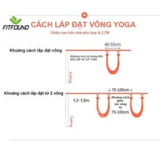 Giá Treo Võng Tập Yoga Aerial Bằng Thép Chất Lượng Cao - Phụ Kiện Treo Tường Đáng Tin Cậy, Tải Trọng 500KG