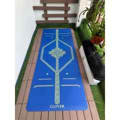 Thảm yoga cao su thực vật tự nhiên xơ dừa Clover thế hệ mới SIÊU BÁM DÍNH, SIÊU LÀNH TÍNH Kèm túi chuyên dụng