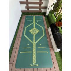Thảm yoga cao su thực vật tự nhiên xơ dừa Clover thế hệ mới SIÊU BÁM DÍNH, SIÊU LÀNH TÍNH Kèm túi chuyên dụng