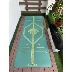 Thảm yoga cao su thực vật tự nhiên xơ dừa Clover thế hệ mới SIÊU BÁM DÍNH, SIÊU LÀNH TÍNH Kèm túi chuyên dụng