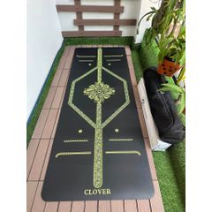 Thảm yoga cao su thực vật tự nhiên xơ dừa Clover thế hệ mới SIÊU BÁM DÍNH, SIÊU LÀNH TÍNH Kèm túi chuyên dụng