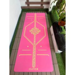 Thảm yoga cao su thực vật tự nhiên xơ dừa Clover thế hệ mới SIÊU BÁM DÍNH, SIÊU LÀNH TÍNH Kèm túi chuyên dụng