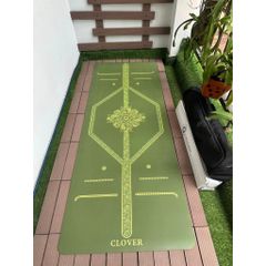 Thảm yoga cao su thực vật tự nhiên xơ dừa Clover thế hệ mới SIÊU BÁM DÍNH, SIÊU LÀNH TÍNH Kèm túi chuyên dụng