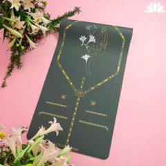Thảm Tập Yoga Cao Cấp Louis Yoga LILIUM 6.5mm - Cao Su PU Sinh Thái, Mặt Nhám, Thiết Kế 3 Lớp, Độ Bền Cao, Thể Thao Sống Khỏe