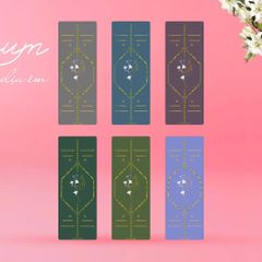 Thảm Tập Yoga Cao Cấp Louis Yoga LILIUM 6.5mm - Cao Su PU Sinh Thái, Mặt Nhám, Thiết Kế 3 Lớp, Độ Bền Cao, Thể Thao Sống Khỏe