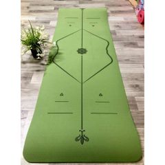 Thảm Tập Yoga TPE Định Tuyến Chống Trơn Trượt 8mm Cao Cấp - Thảm Thể Thao Đảm Bảo An Toàn và Êm Ái, Tặng Kèm Túi Đựng