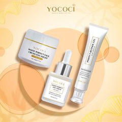 Bộ 3 Sản Phẩm Chăm Sóc Da Yococi - Kem Dưỡng Trắng 20g, Serum Dưỡng Da 20ml & Gel Chấm Mụn 15g - Giải Pháp Toàn Diện Cho Làn Da Sáng Khỏe