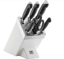 Bộ Dao Zwilling Four Star 7 Món - Dao Bếp Chuyên Nghiệp Tự Mài, Chất Lượng Cao Từ Đức, Bộ Dụng Cụ Nhà Bếp Đa Năng