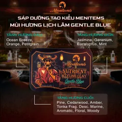 Sáp Vuốt Tóc Nam Gentle Blue Menitems - Dưỡng Tóc Clay Tạo Kiểu Tự Nhiên, Hương Thơm Lịch Lãm, Giữ Nếp Lên Đến 10 Giờ