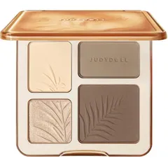 JudyDoll Bảng Phấn Bắt Sáng & Tạo Khối 4 Màu Tự Nhiên 9g - Phấn Trang Điểm Lâu Trôi, Định Hình Gương Mặt Rạng Rỡ