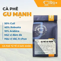 Cà Phê Roplus Chính Hãng Hương Thơm Nồng Nàn - Arabica, Robusta, Culi Rang Mộc Tự Nhiên, Phù Hợp Pha Phin và Pha Máy