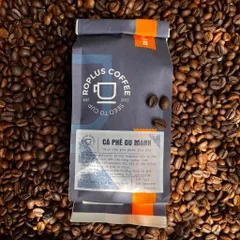Combo Roplus Coffee 0.5kg Gu Vừa & 0.5kg Gu Mạnh kèm 1 phin nhôm Anode - Cà phê rang xay hương thơm quyến rũ, dễ pha phin và máy.