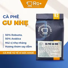 Cà Phê Gu Nhẹ Rang Mộc Roplus - 100% Nguyên Chất Arabica & Robusta - Pha Phin & Pha Máy - Vị Đậm Thanh Chua Nhẹ Từ Trái Cây