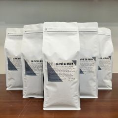 Cà Phê Gu Mạnh Nguyên Chất Rang Mộc 10 KG - Cafe Pha Phin & Pha Máy - Vị Đắng Thơm Đậm Đà, Roplus Coffee