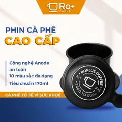 Combo 1kg Cà Phê Gu Vừa 100% Nguyên Chất + Phin Nhôm Anode - Hương Vị Đậm Đà, Tuyệt Hảo Cho Những Ly Cà Phê Truyền Thống