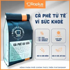 Combo 1kg Cà Phê Gu Vừa 100% Nguyên Chất + Phin Nhôm Anode - Hương Vị Đậm Đà, Tuyệt Hảo Cho Những Ly Cà Phê Truyền Thống