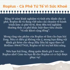Cà phê Culi 100% Nguyên Chất Rang Mộc Roplus - Hạt Cà Phê Pha Phin Đậm Đà, Hương Vị Độc Quyền, Cafe Robusta Tự Nhiên