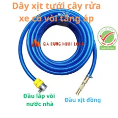 Vòi Xịt Rửa Xe Tăng Áp Đa Năng - Dài 2m-30m, Chất Liệu Nhựa Bền, Nhiều Chế Độ Phun, Tiện Lợi Cho Tưới Cây và Rửa Xe Tại Nhà
