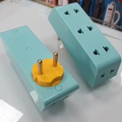 Ổ chia điện đa năng SOPOKA P25-P25X 5 lỗ xoay 90 độ, 2500W, thiết kế góc hẹp, nhựa ABS chống va đập - Tiện ích cho gia đình