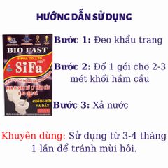 Men Vi Sinh Khử Mùi Hôi Bồn Cầu SIFA - Xử Lý Đầy Hầm Cầu, Thông Bồn Cầu, Giải Quyết Mùi Hôi Nhà Vệ Sinh