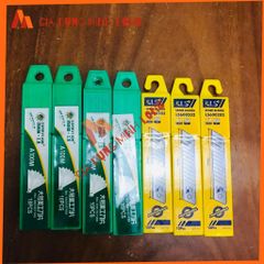Hộp dao rọc giấy 10 lưỡi - Công cụ đa năng cho văn phòng và thủ công, cắt giấy, mút xốp, băng keo, dễ sử dụng