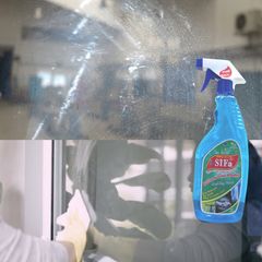 Nước Lau Kính SIFA - Tẩy sạch gương nhà tắm, kính ô tô, và mọi loại gương kính, sáng bóng như mới, dễ sử dụng.